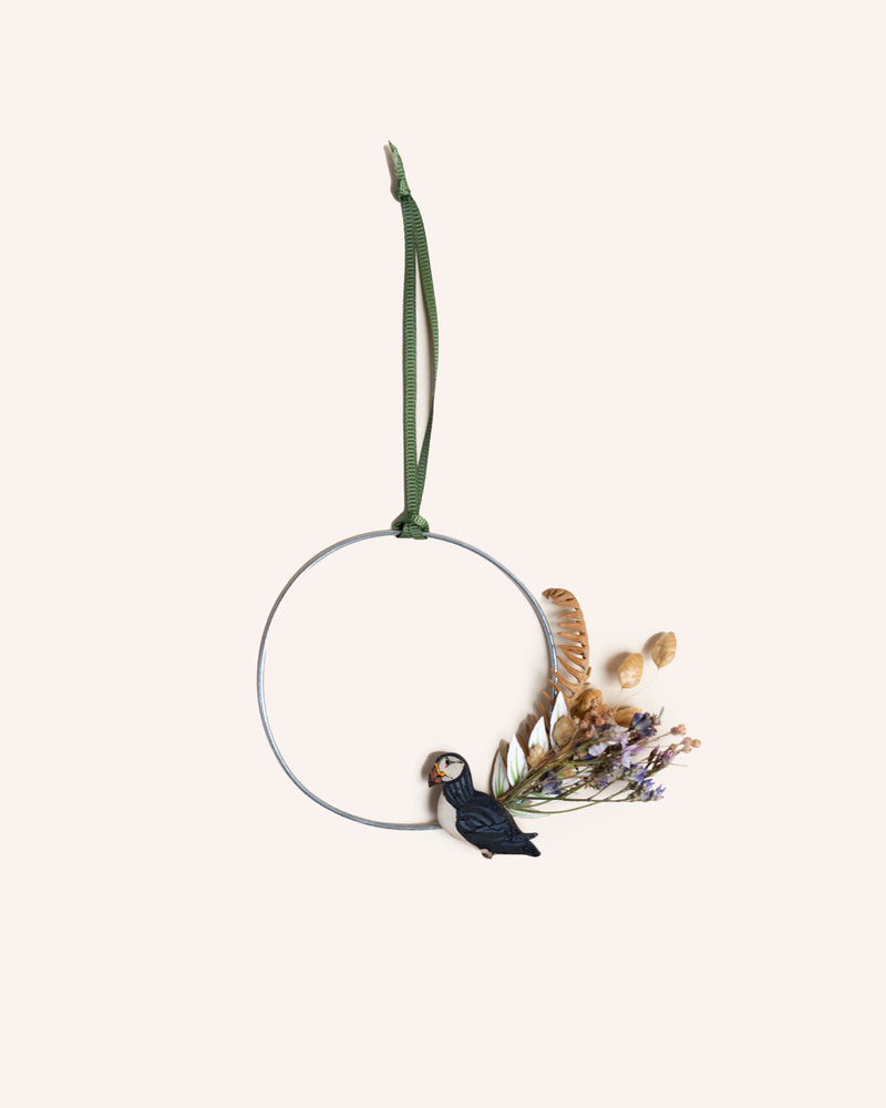 Puffin Wreath Homeware Lily Faith