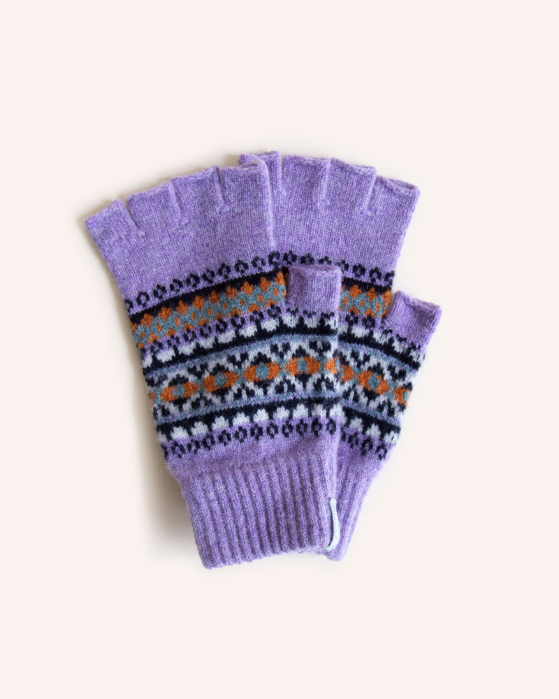 Land Fingerless Gloves - Heather Knitwear Scarlet Knitwear   