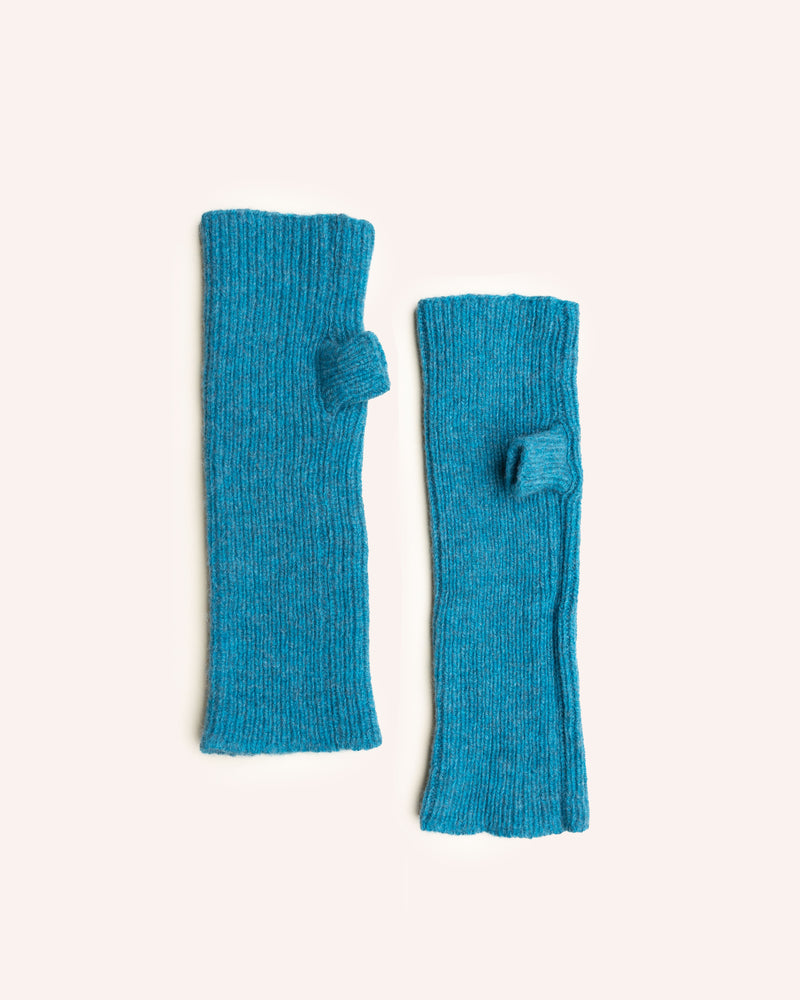 Hebridean Lambswool Wrist Warmers Knitwear Island Nation