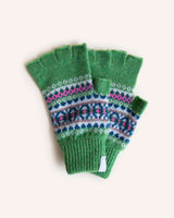 Land Fingerless Gloves - Green Knitwear Scarlet Knitwear   