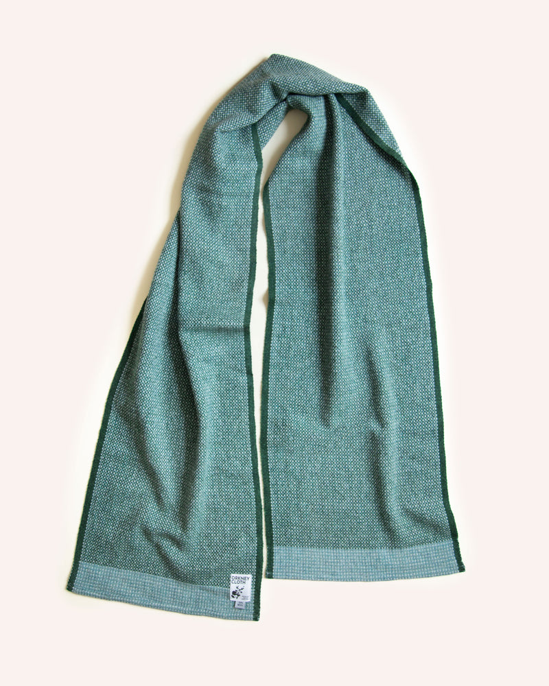 Moss Hopsack Scarf Knitwear Orkney Cloth   