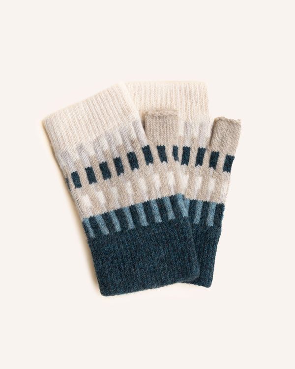 Fingerless Mittens Harbour Ink & North Sea Accessories Hilary Grant