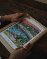 Portree Harbour Print Artwork Modge Design Studio