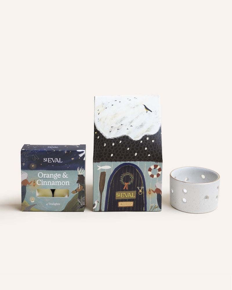 Orange & Cinnamon Christmas Cottage Gift Set Homeware St Eval Candle Company