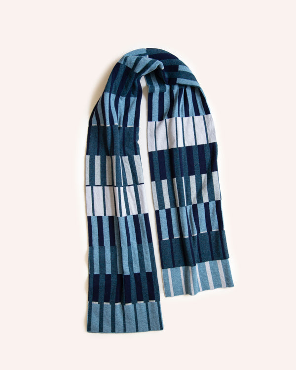 Scarf Harbour Navy & Ink Accessories Hilary Grant   