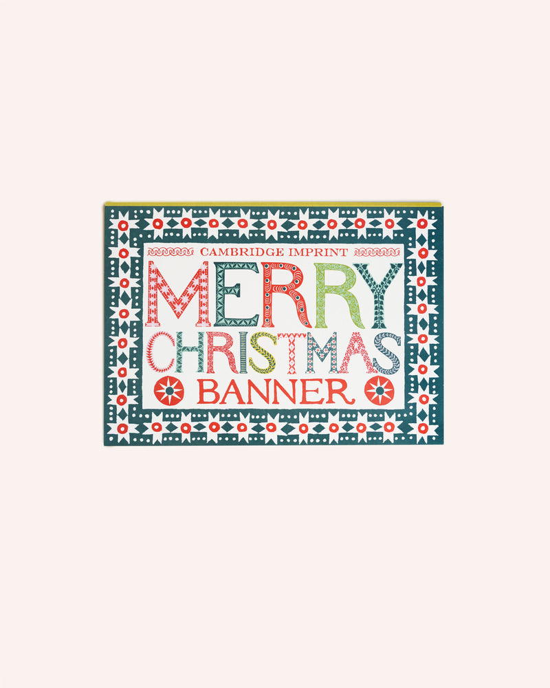 Merry Christmas Banner Seasonal / Occasion Cambridge Imprint