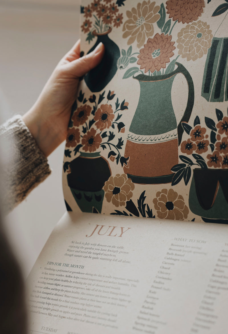 Growing Through the Seasons 2026 Calendar Homeware Isla Middleton Design Limited