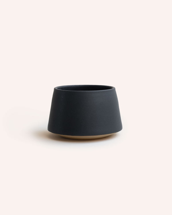 Stoneware Short Tumbler Black Homeware Carrick