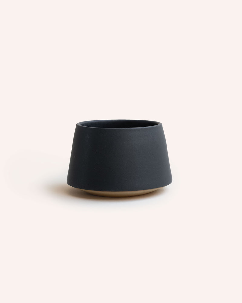 Stoneware Short Tumbler Black Homeware Carrick