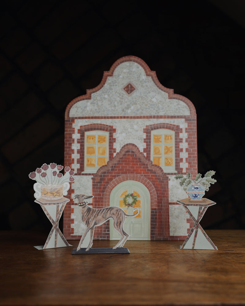 Festive Dutch Gable Advent Calendar Seasonal / Occasion Art Angels