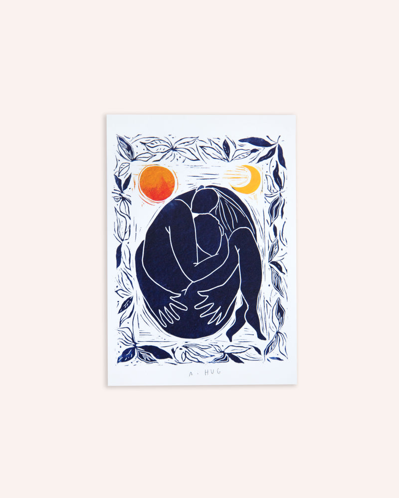 'A Hug' Print Artwork Ludovica Perosin   