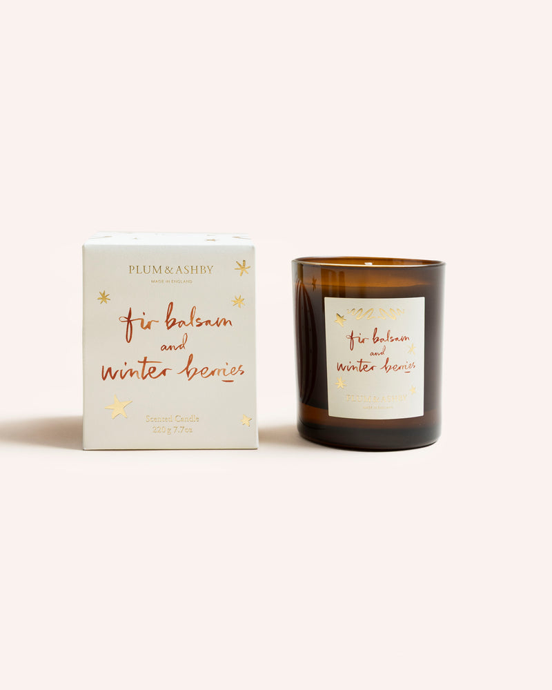 Fir Balsam & Winter Berries Candle Seasonal / Occasion Plum & Ashby