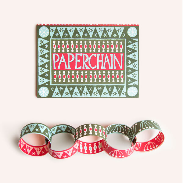 DIY Paper Chains EBoutik Make Your Own Christmas Paper Chain Kit – Self ...