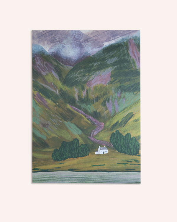 Glencoe in Late Summer Print Artwork Joy Jen Studio   