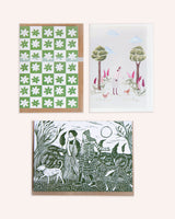 Flora  & Fauna Greeting Card Selection Cards MIX   