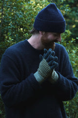 Donegal Beanie - Navy Blue Accessories Rove Knitwear
