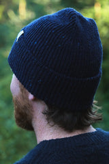 Donegal Beanie - Navy Blue Accessories Rove Knitwear
