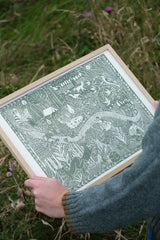 Off the Beaten Track Riso Print Artwork Prints by the Bay