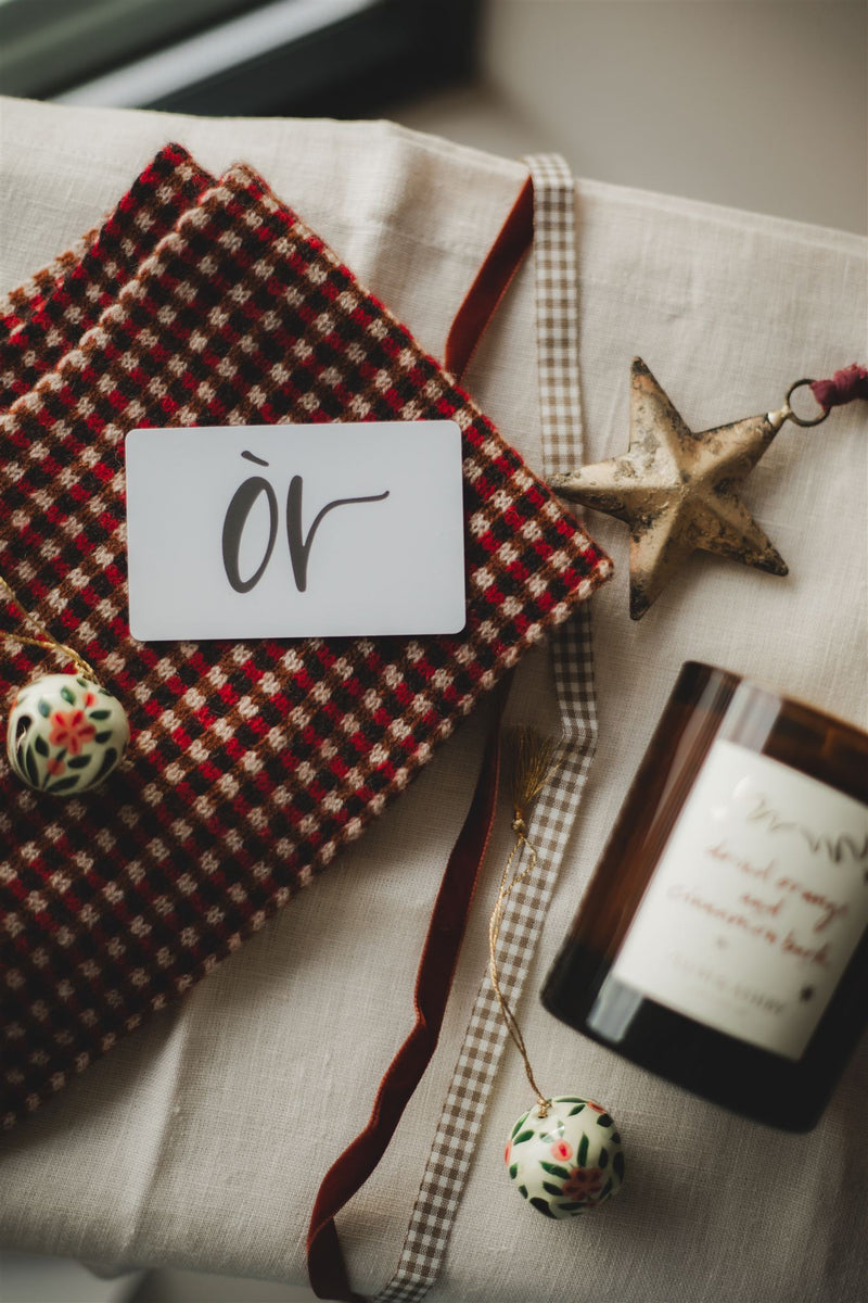 Òr Gift Card Digital Gift Card Wrapped Gift Cards £10