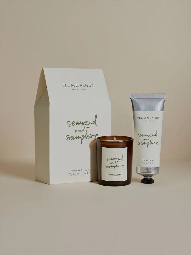 Seaweed & Samphire Votive Hand Cream Duo Gift Set Pack
