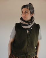 Button Up Vest – Olive