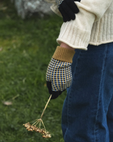 Unisex Lambswool Gloves in Navy Knitwear Rove Knitwear
