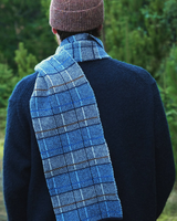 Heritage Scarf – Blue Knitwear Rove Knitwear
