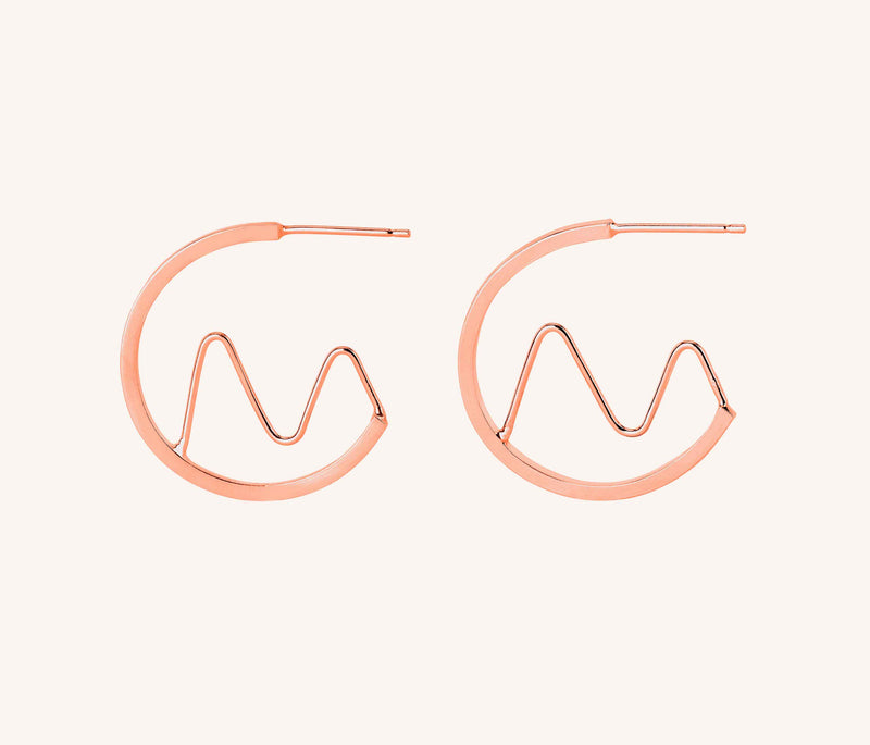 Cuillin Hoop Earrings Accessories Jen Carter Pearson   