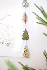 Tree Wall Hanging & Set of 4 Foliage Decorations Homeware East End Press   