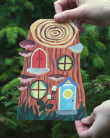 Little Log House Greeting Card