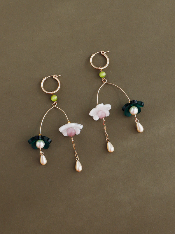 Marianne Statement Hoops - Green