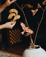 Red Kite Screenprinted Wooden Decoration
