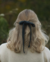 Knitted Hair Ribbon – Flecked Teal Accessories Rosana Expósito