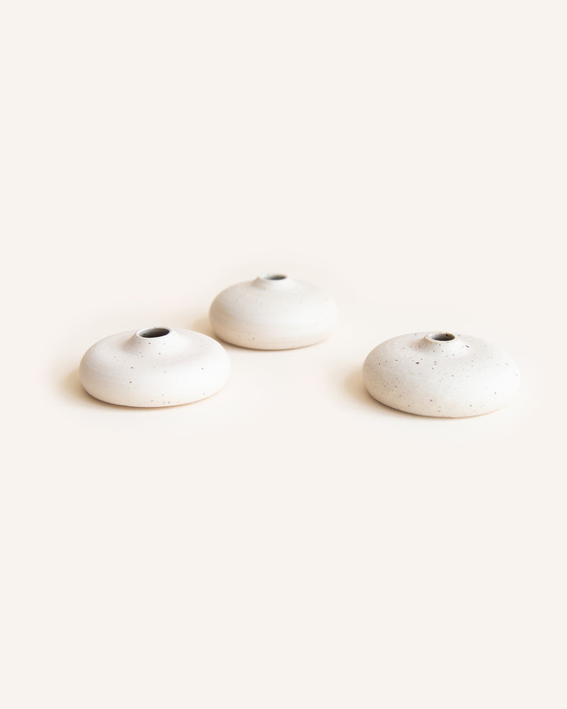 Mini Skye Sand Vase in Cream Homeware Emporium Julium   