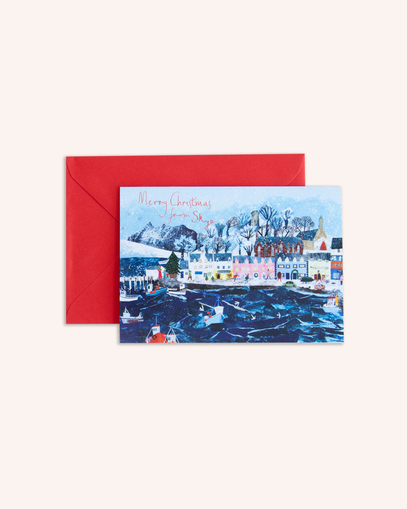 Merry Christmas from Skye Greetings Card Homeware Alice Newman   