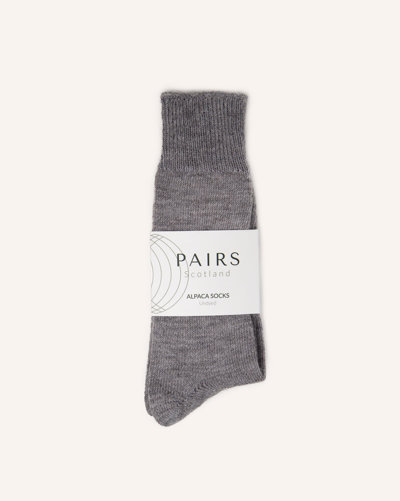 Grey Natural Colour Socks