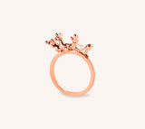 Coralline Ring in Rose Gold Plate